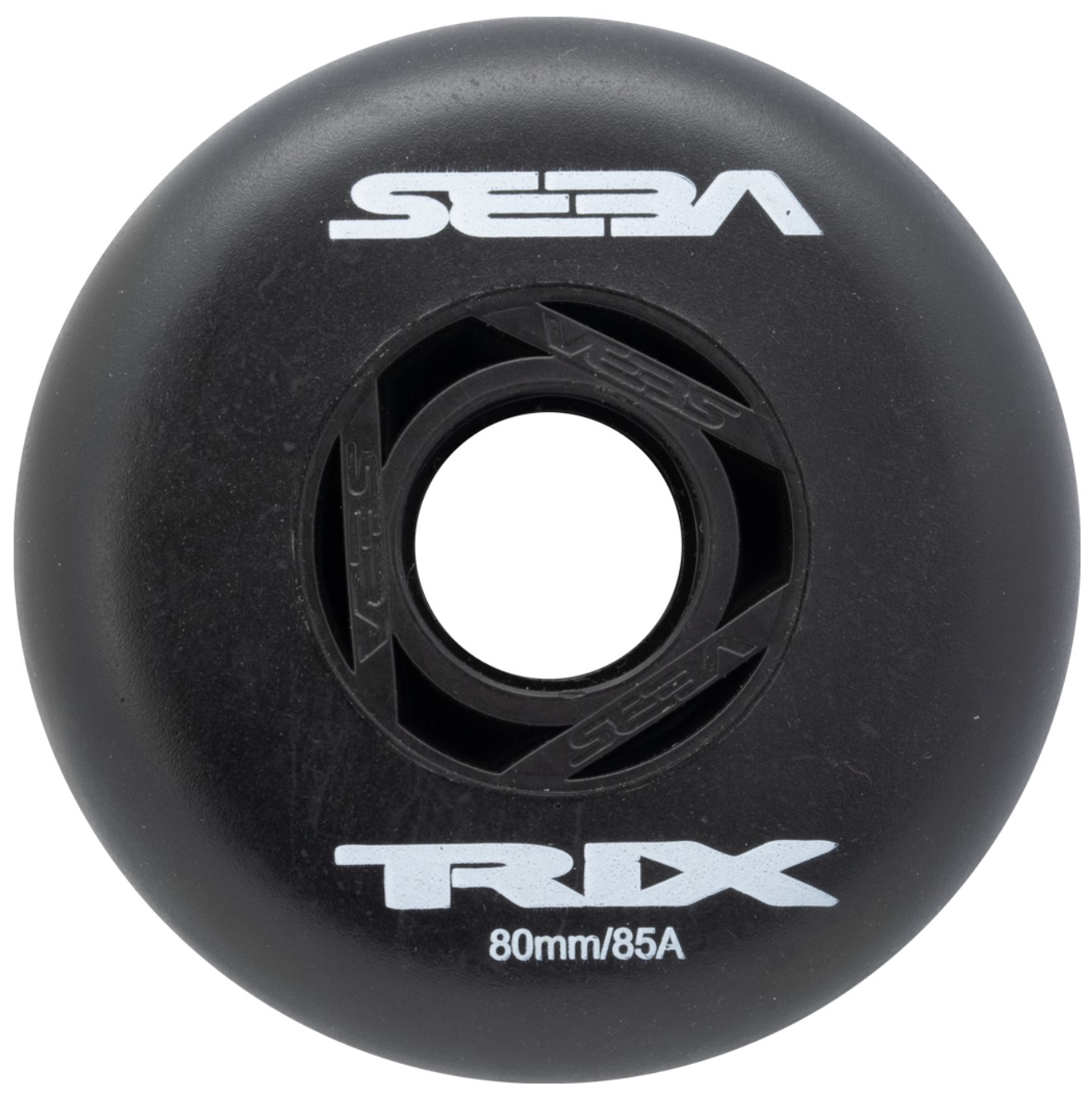 black inline skate Seba Trix Wheel 80 mm diameter and 85A durometer